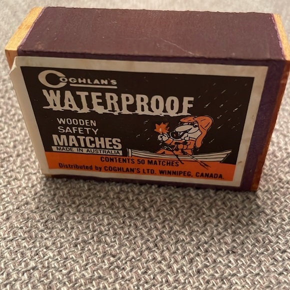 Vintage Coghlan’s Waterproof Wooden Safety Matches Made in Australia - Picture 9 of 9